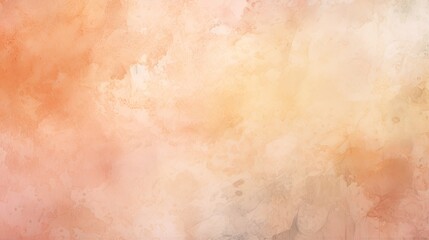 Obraz na płótnie Canvas Soft peach and blush watercolor splotches gently hazy