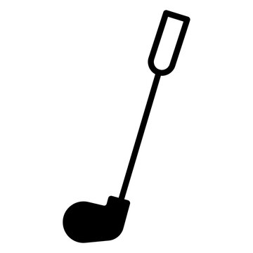 Golf Stick solid glyph icon