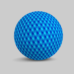 3d render of a ball isolated