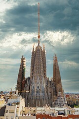 Basílica de la sagrada familia - Barcelona, Spain.