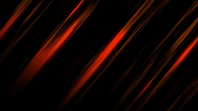Abstract red oblique lines with glow on a black background. Background for business concepts with diagonal line stripes. Background with smooth movement of stripes