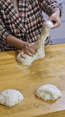 Dough Processing and Cutting into Circles – Precision Baking Techniques