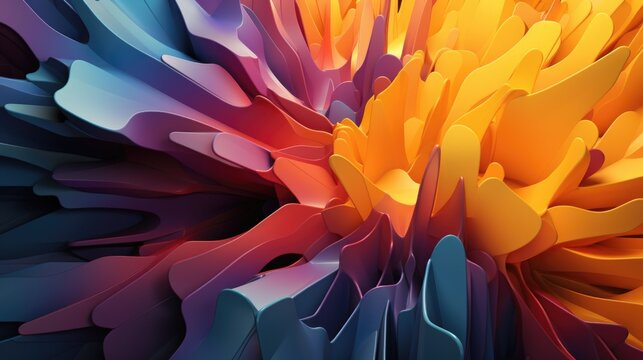 Multicolored background wallpaper Generative AI