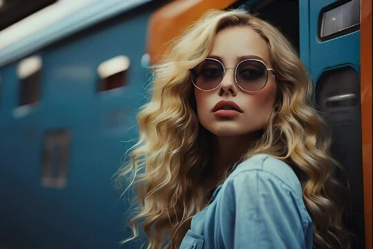 Chic Spectacles: High-Quality Snapshot of a Gorgeous Teen in Glasses