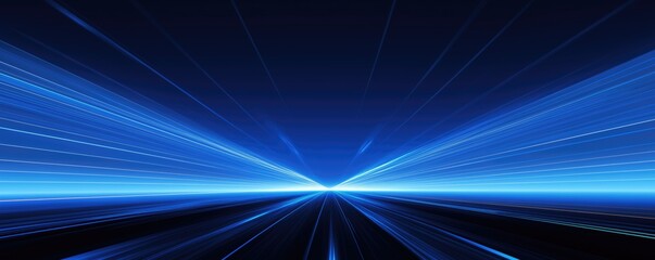 High speed light lines, blue lines on black background, fast, internet, technology wallpaper,...