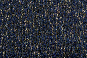 Blue and gold color textile texture