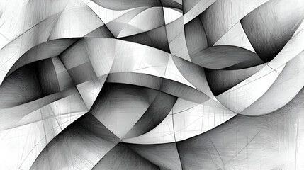 black and white abstract