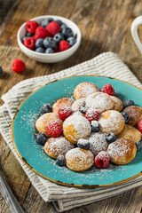 Homemade Dutch Poffertjes Mini Pancakes