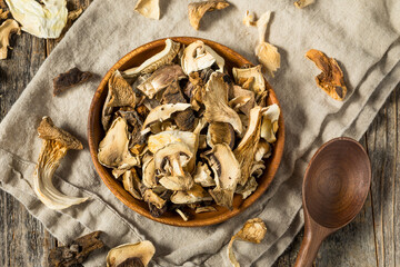 Organic Raw Dried Mushrooms