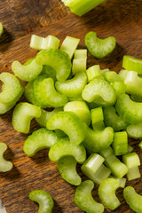 Homemade Organic Diced Chopped Celery