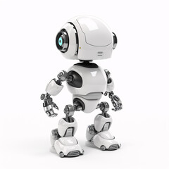 robot isolated on a white background