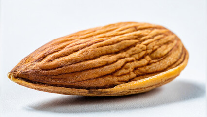 Almonds on white background isolated