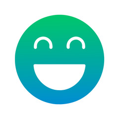 Obraz premium laughing face icon