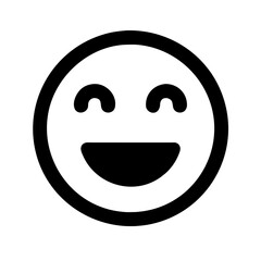laughing face icon