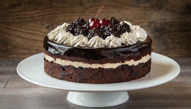 black forest gateaux