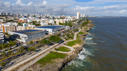 Malecon de Santo Domingo, República Dominicana.