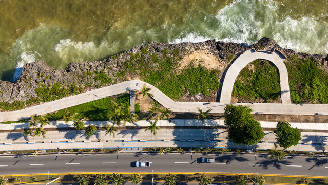 Malecon de Santo Domingo, Rep&uacute;blica Dominicana.