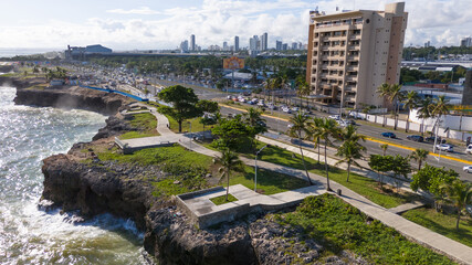 Malecon de Santo Domingo, República Dominicana.