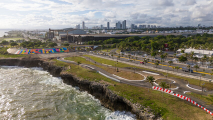 Malecon de Santo Domingo, República Dominicana.