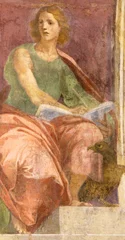 Poster Im Rahmen NAPLES, ITALY - APRIL 19, 2023: The fresco of St. John the Evangelist in the church Chiesa di Santa Maria di Piedigrotta by Belisario Corenzio (1558 – 1646). © Renáta Sedmáková