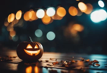 Foto auf Acrylglas Halloween night scene © ArtisticLens