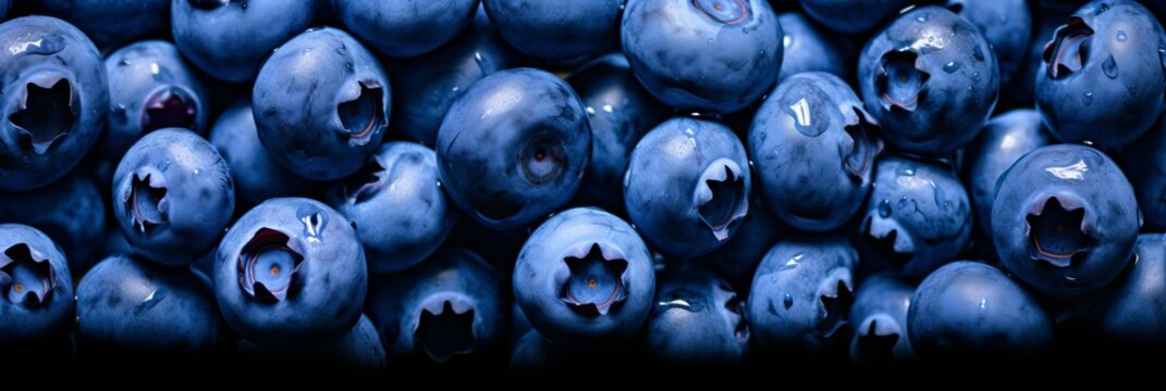 Delightful blueberry backdrop. ideal for food blogs, web designs, and social media promotion