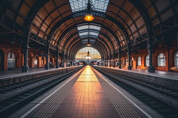 railway station,train travelling concept