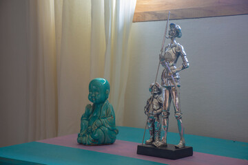  Don Quijote y Buda en un diálogo entre la ficción caballeresca y la sabiduría espiritual