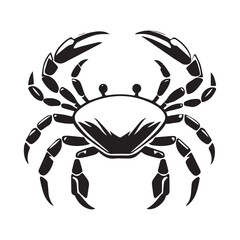 spider crab vector animal bug black silhouette black and white
