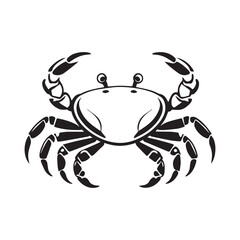 spider crab vector animal bug black silhouette black and white