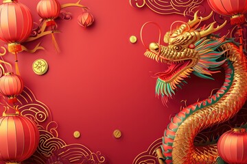 Happy Chinese new year background. posters, flyers, greeting cards, banner, invitation, copy space