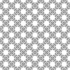 Black seamless abstract pattern. Overlay for background and backdrop. Ornamental design. PNG graphic illustration with transparent background.