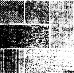 Rustic grunge texture with grain and stains. Abstract noise background. PNG graphic illustration with transparent background.