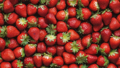 Strawberries background 