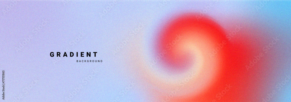 Poster trendy gradient with noisy textured background