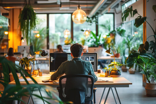 Adaptability of the workspace, with individuals working in flexible and agile settings.