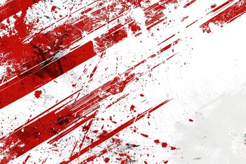 Trendy grunge backdrop in red and white, suitable for extreme sportswear, racing, cycling, football, motocross, travel. Great for wallpaper, poster, banner design.