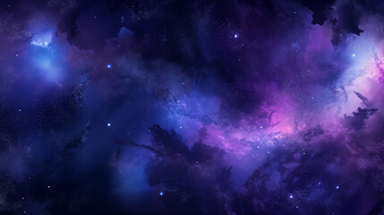 Fototapeta na wymiar Deep space gradient texture, blending dark blues and purples, cosmic background
