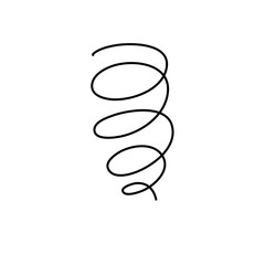 spiral vector icon