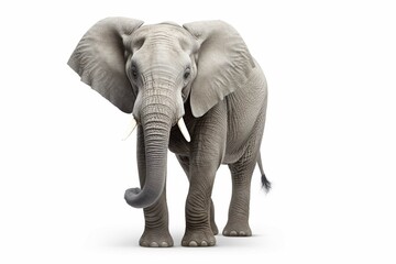 elephant isolated on white