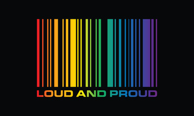Pride Theme Vector: Ideal for Banners, Apparel, and Souvenirs