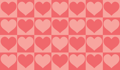 seamless heart pattern  for valentine's day background , 