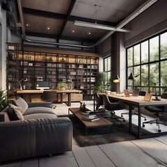 Bookcase office