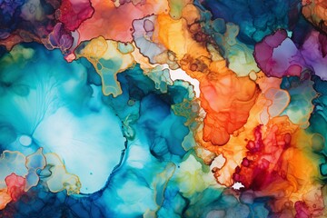 Alcohol INK Texture Background, Alcohol texture background, Colorful Alcohol Texture Background, vibrant fluid Alcohol texture, Alcohol art, AI Generative