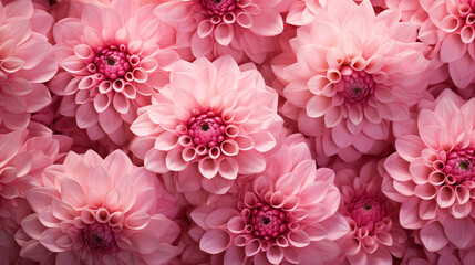 Background of pink dahlias © Рита Конопелькина