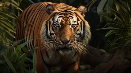 Royal Bengal Tiger Animal nice Generated AI photo