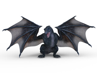 ドラゴン　3DCG レンダリング