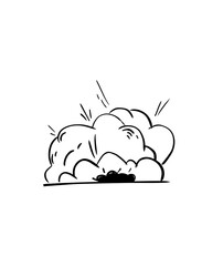 doodle comic explosions and bombs