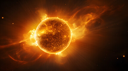 Fototapeta premium Close-up of the SUN