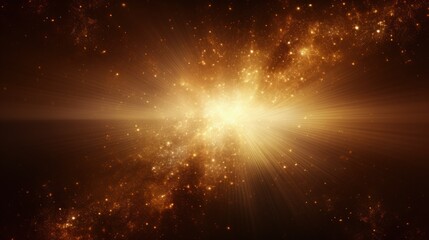 Fototapeta na wymiar Luminary of the Cosmos, Radiant Star Pierces the Enigmatic Night
